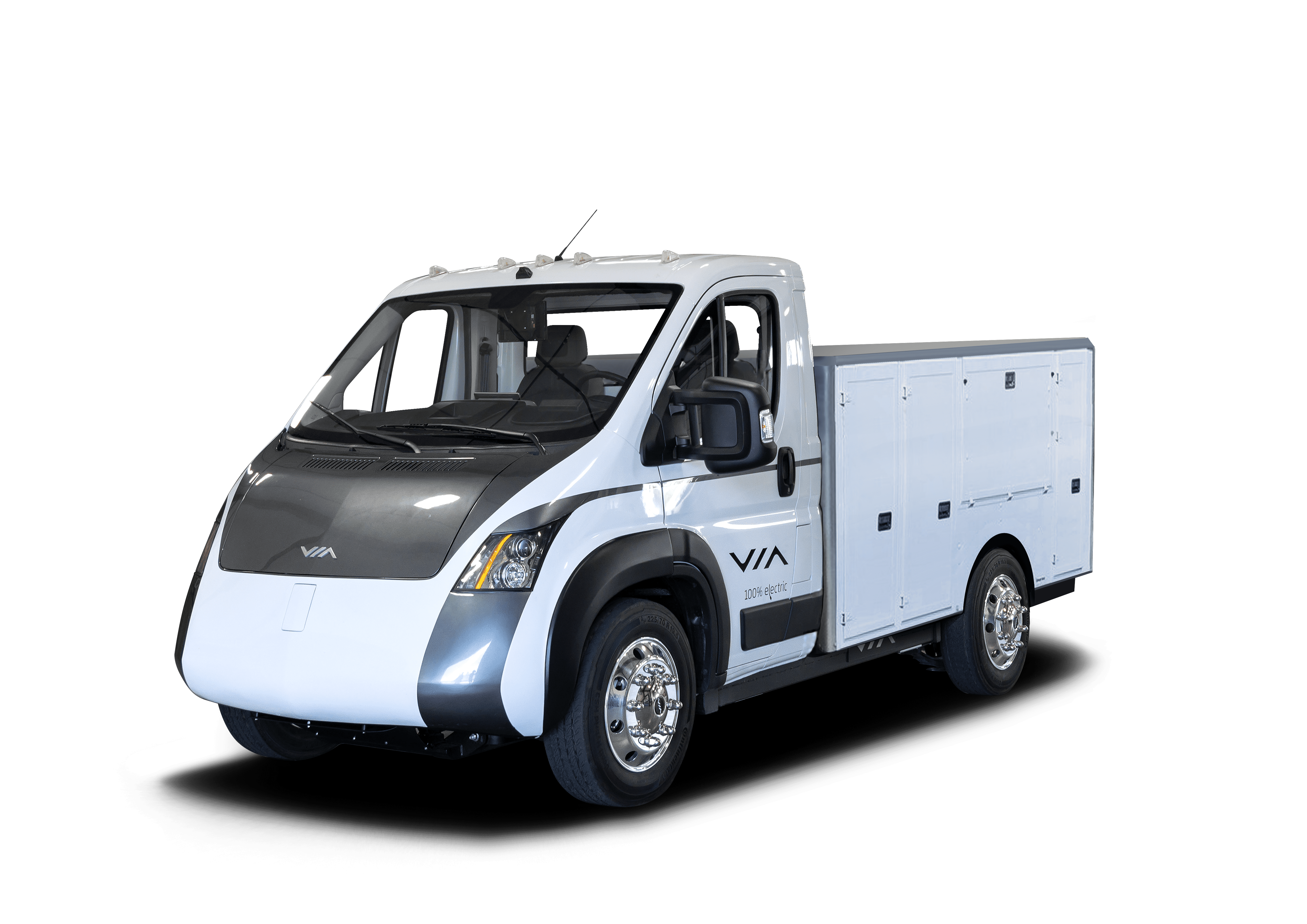 100 Electric Commercial Truck Chassis Platform VIA Motors