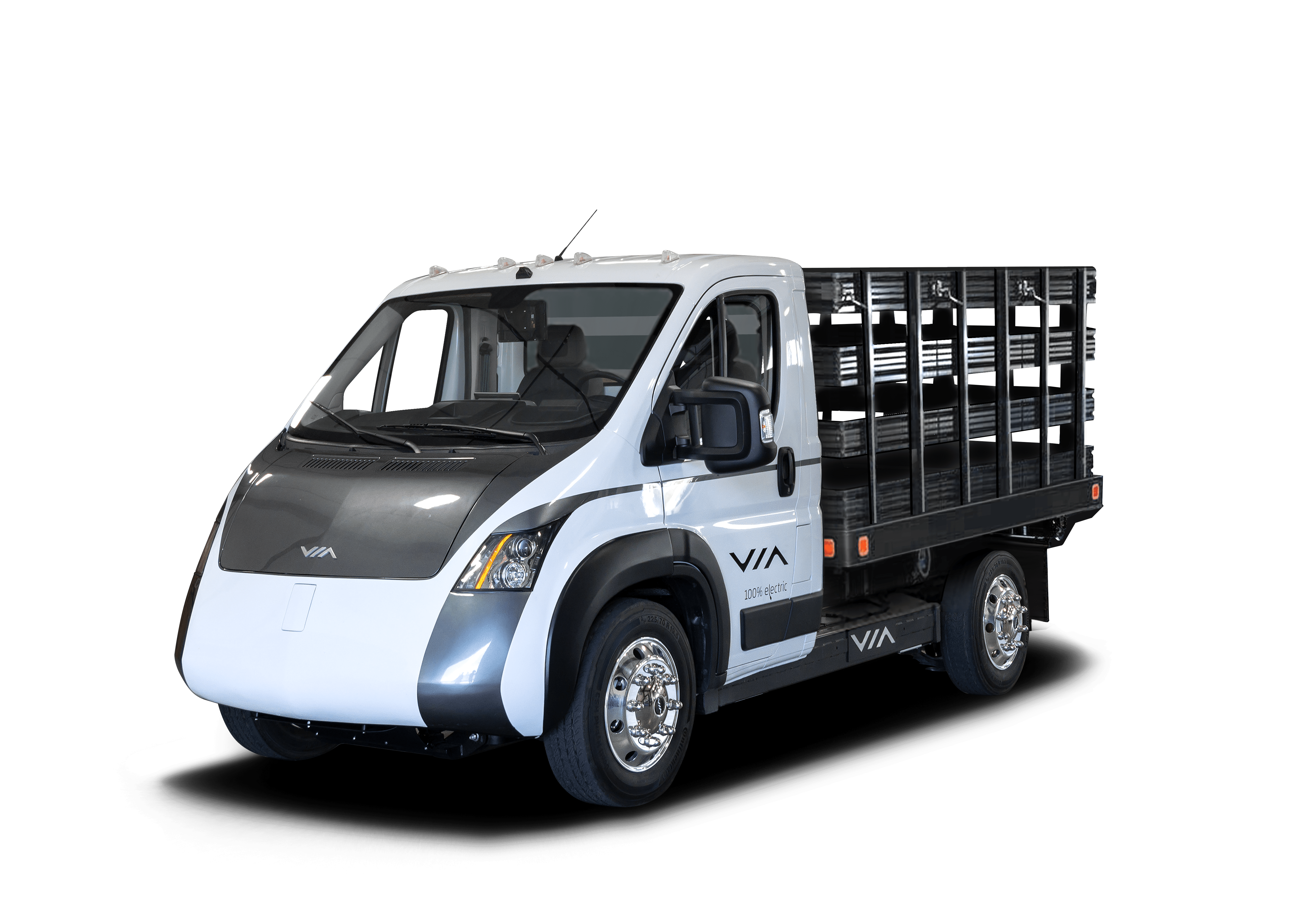 Truck Platform Electric VIA Motors Commercial Chassis - 100%